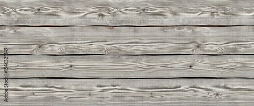 Weathered gray-brown wood planks, seamlessly textured panoramic background, old, seamless