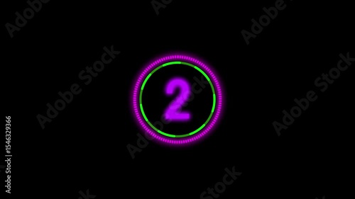  creative circle 5-0 seconds countdown animation 5 second circle timer countdown countdown timer, creative, decoration abstract art concept fantasy user interface effect..