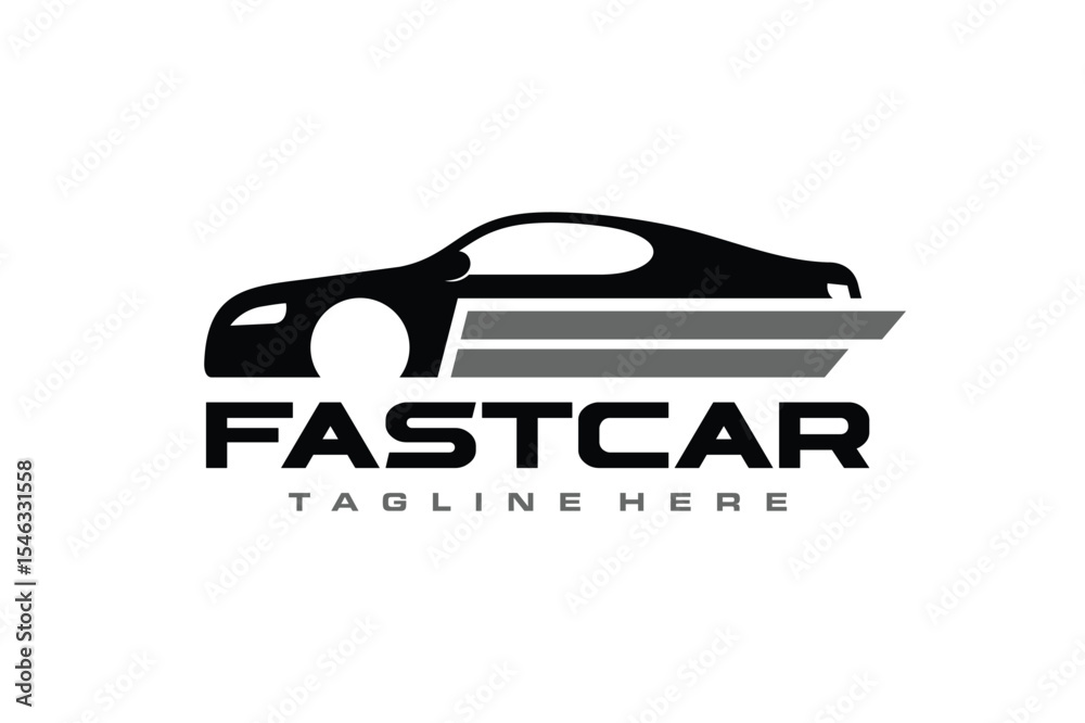 car fast line logo car fast line logo
