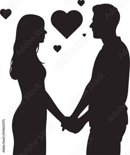 Forever Starts Now Couple Silhouette Bundle