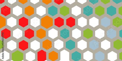 honeycomb vector pattern for design textiles and backgrounds