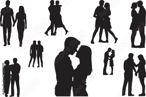 Forever Starts Now Couple Silhouette Bundle