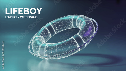 Abstract blue light plasma sphere with a 3D DNA molecule illustration