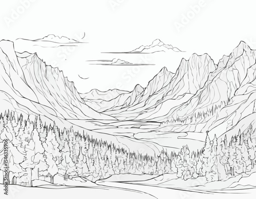 Intricate Line Art Time-Lapse of Aurora Borealis