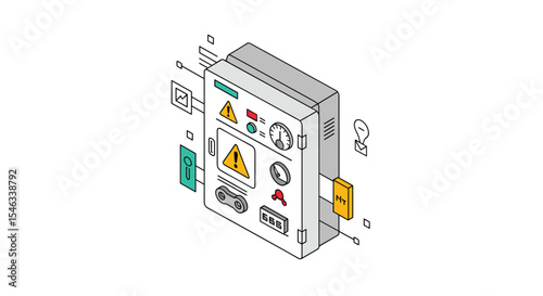 Electrical Panel Components and Wiring Diagram Overview of Circuit Breakers and Connections