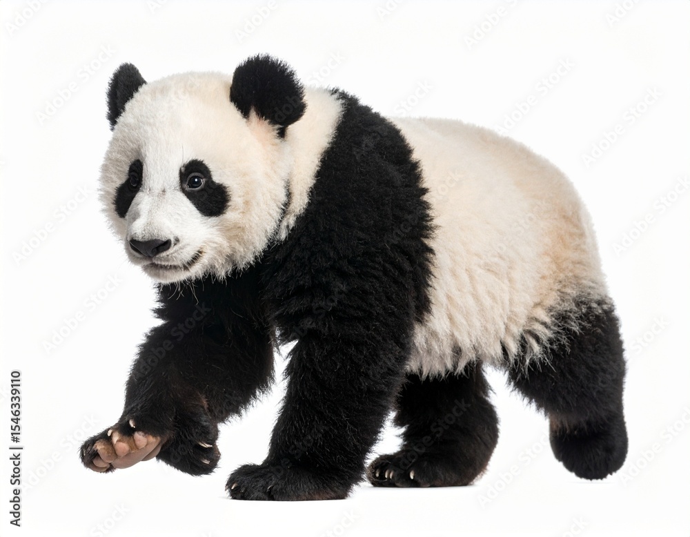 Fototapeta premium giant panda 18 months old