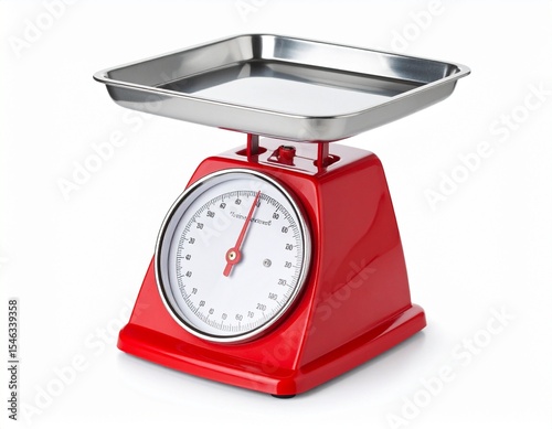kitchen scales isolated on white background