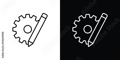 Customize icon in black. flat graphic vector icon