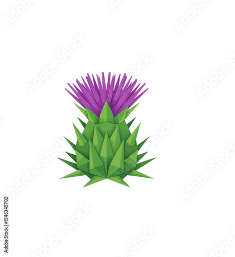 Origami Thistle