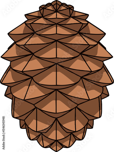 Origami Pinecone