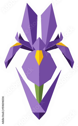 Origami Iris