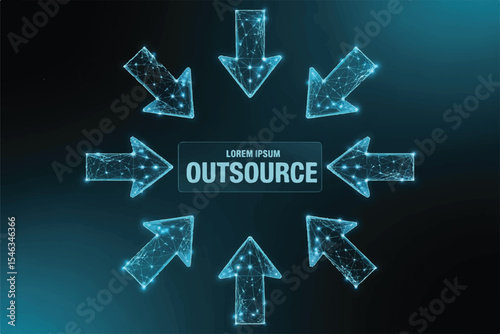 Digital Graphic Design Outsourcing Process Visualization