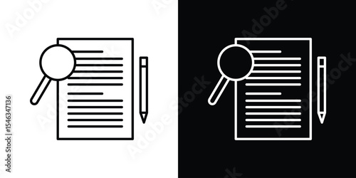 Defining icon in black. flat graphic vector icon