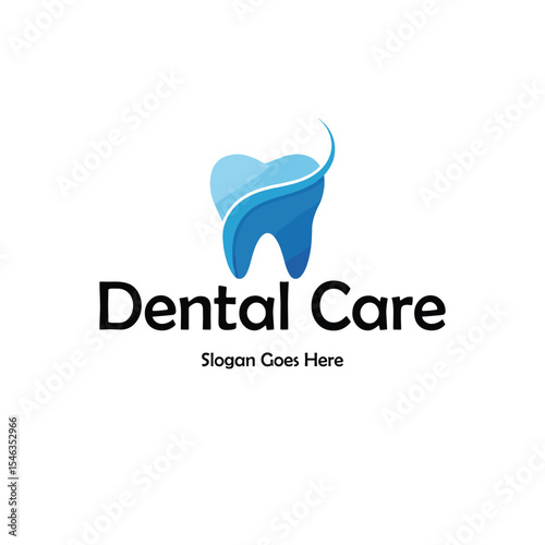 Tooth dental logo vector illustration