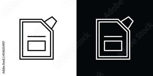 Doy pack pouch icon in black. flat graphic vector icon
