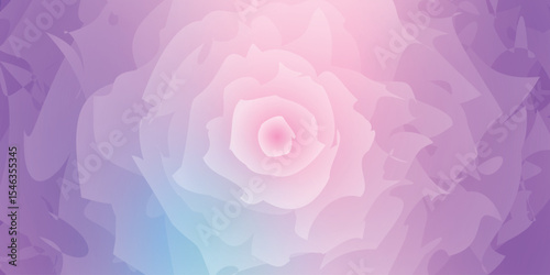 Abstract pink background with blooming roses for love and romance