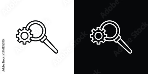 Due diligence icon in black. flat graphic vector icon