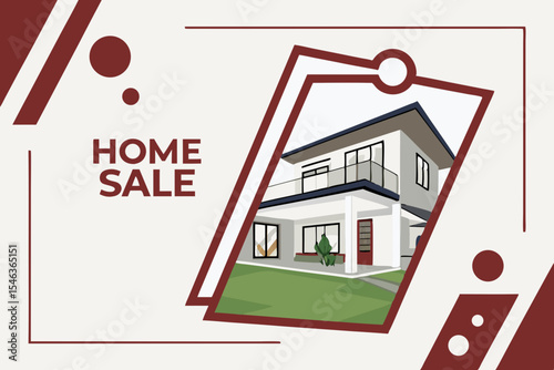Bold Real Estate Sale Flyer with Price Tag Element
