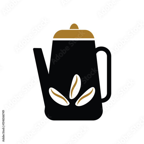 coffee pot logo template
