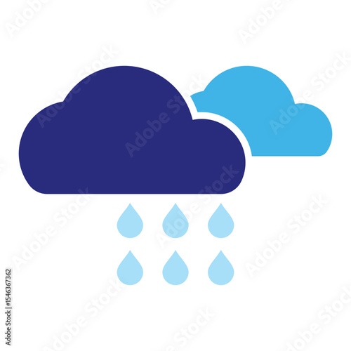 weather icon in flat design