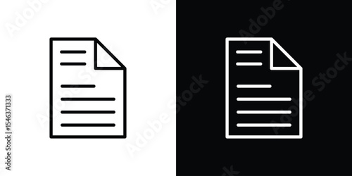 File icon in black. flat graphic vector icon