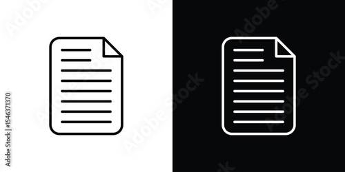 File icon in black. flat graphic vector icon
