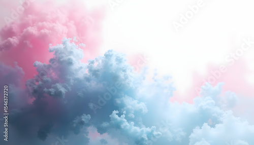 Colorful Clouds Sky Abstract Dreamscape Background
