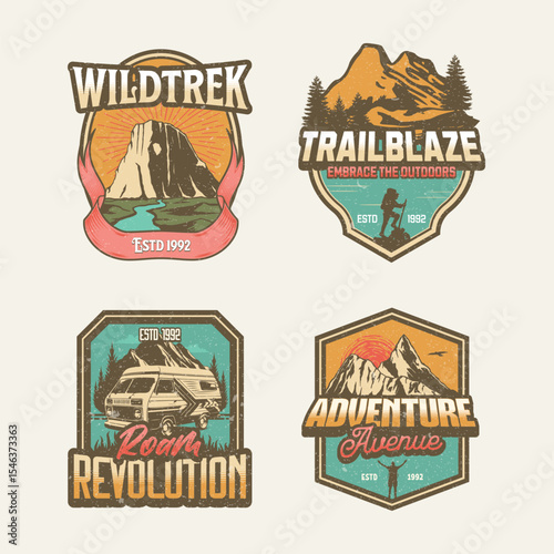 Hiking t shirt design bundle, vector hiking t shirt design