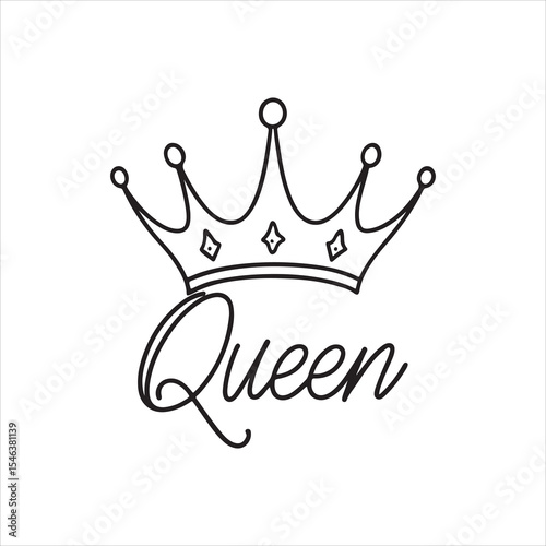 crown icon vector illustration