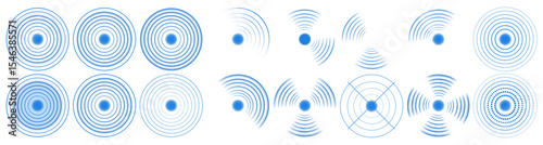 Fotografía Wi-Fi beacon spins with radiant looped glow