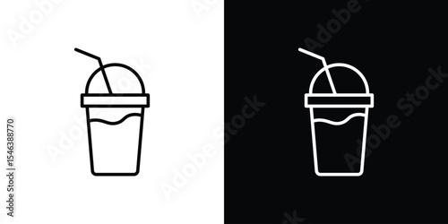 Frappe icon in black. flat graphic vector icon