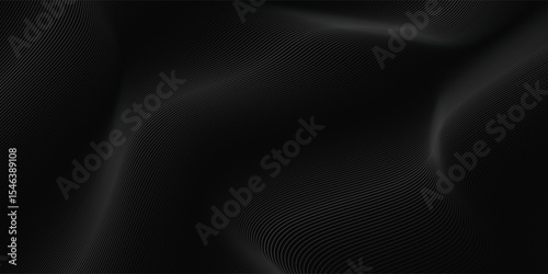 Dark abstract background, black background with grey lines, texture with diagonal lines
