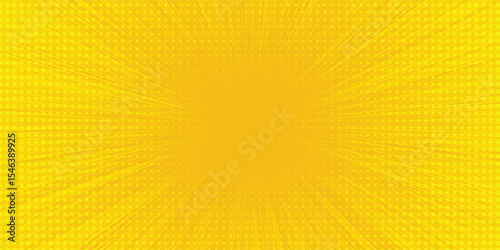 Summer sun rays, sunburst, light rays, sunbeam background abstract yellow. Comic book speed line radial background.
