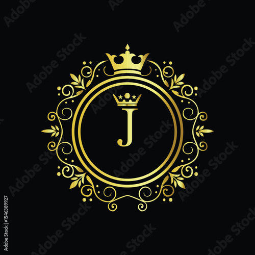 Dynamic abstract technology J logo blending vibrant colors and futuristic lines for digital innovation themes


