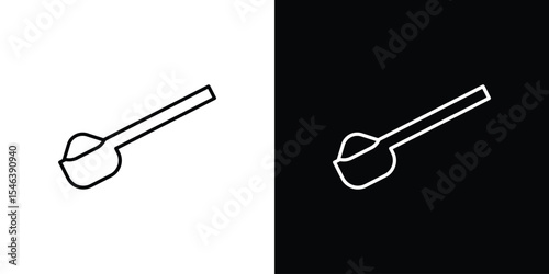 full spoon icon in black. flat graphic vector icon