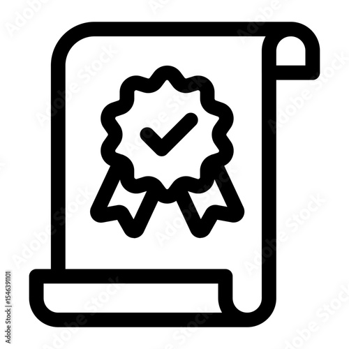 Approved Certificate Scroll