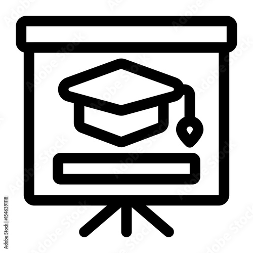 Graduation Cap On Board