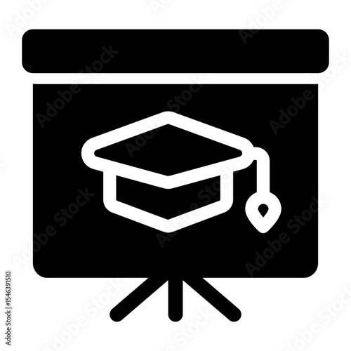 Graduation Cap On Board
