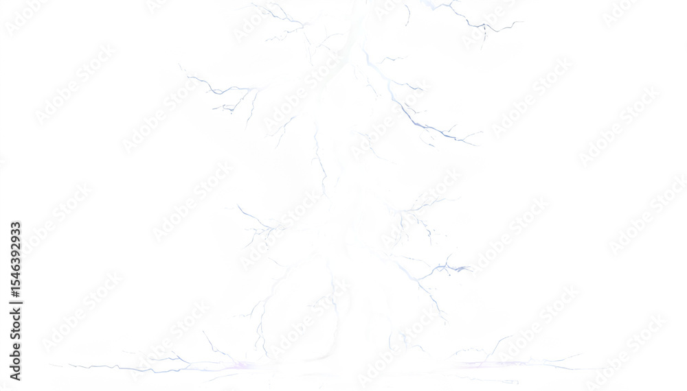 Obraz premium electricity lightning isolated