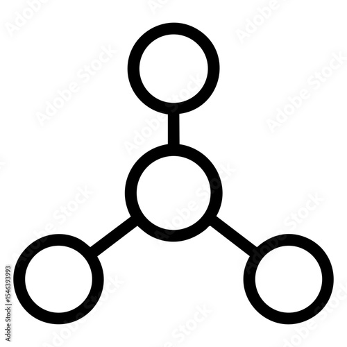 Network Connection  Nodes and Links Graphic Illustration