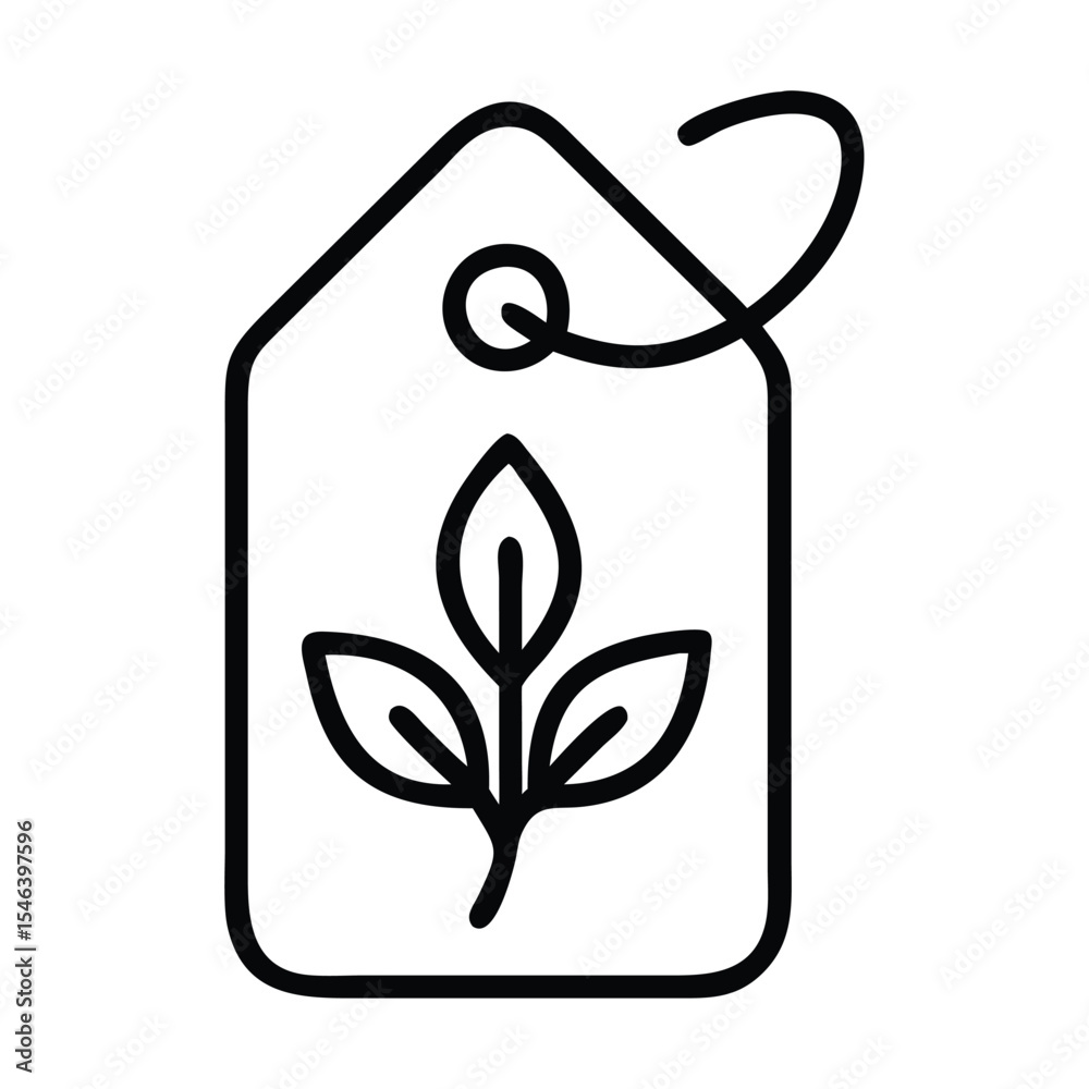 Vector Design Eco Label Icon Style Premium 
