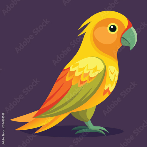 parrot on a branch