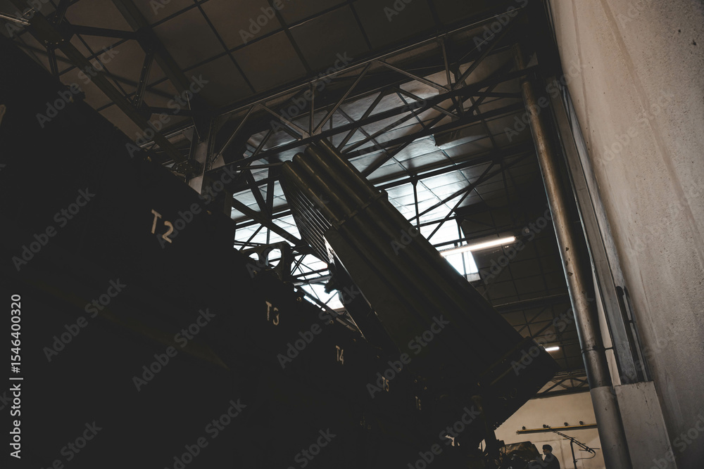 Obraz premium Musée des blindés, merveille mécanique de guerre