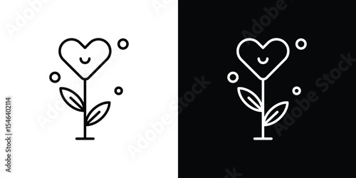 Gratitude icon in black. flat graphic vector icon