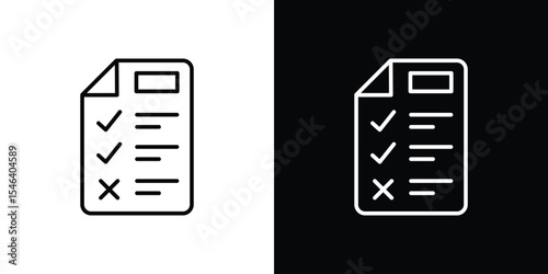 Guidelines icon in black. flat graphic vector icon
