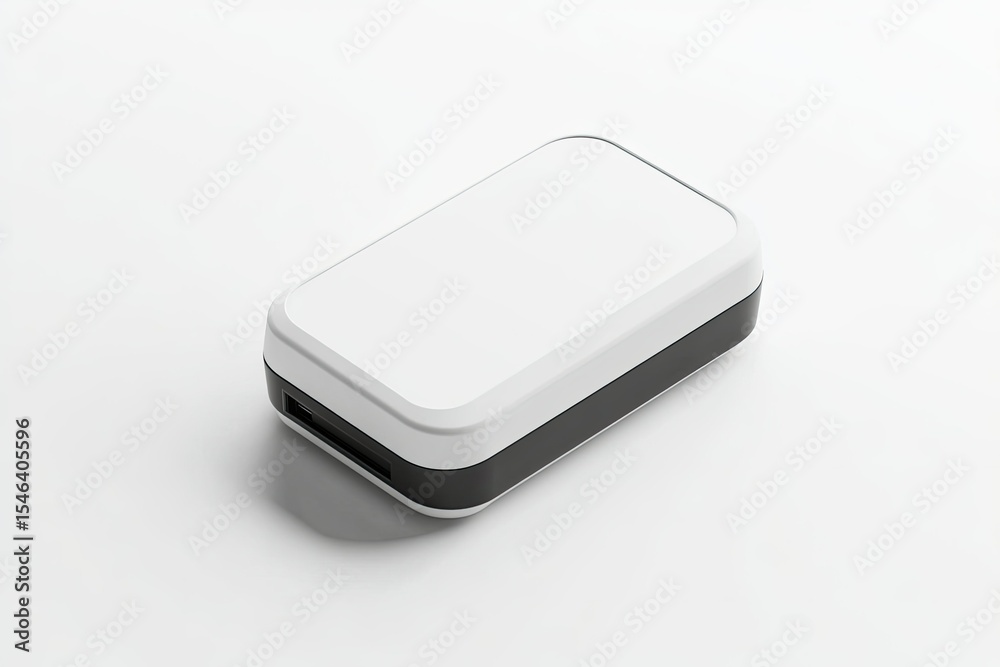 Vibrant Image of Fingertip Pulse Oximeter Isolated on White Background Vibrant Image of Fingertip Pulse Oximeter Isolated on White Background