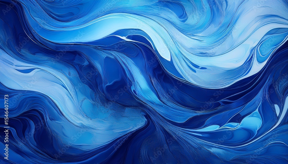 Obraz premium sapphire blue background with marbled texture