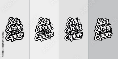 Handwritten Motivational Typography Poster – Positive Quote Wall Art Vector Design set