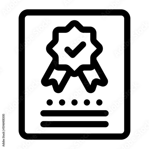 Ecommerce Certified Document Icon