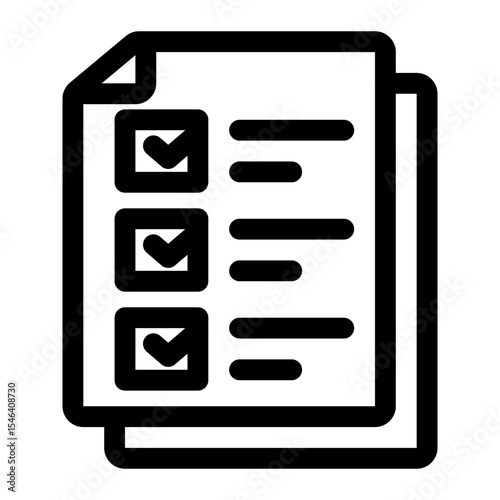 Checklist Documents E commerce Icon